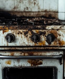 Empresa de limpieza por daños de incendios en Valencia - cocina